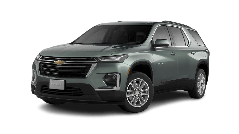 Chevrolet Traverse LT Cloth AWD in Silver Sage Metallic from 729 with