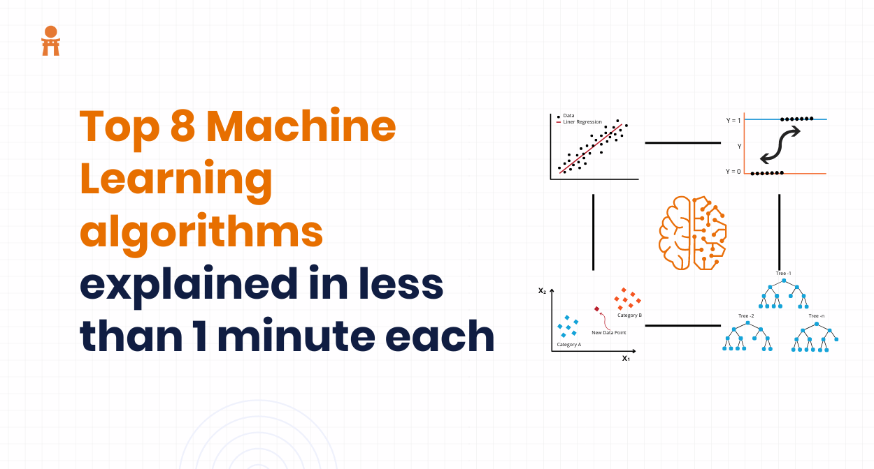 Top 8 Machine Learning algorithms explained