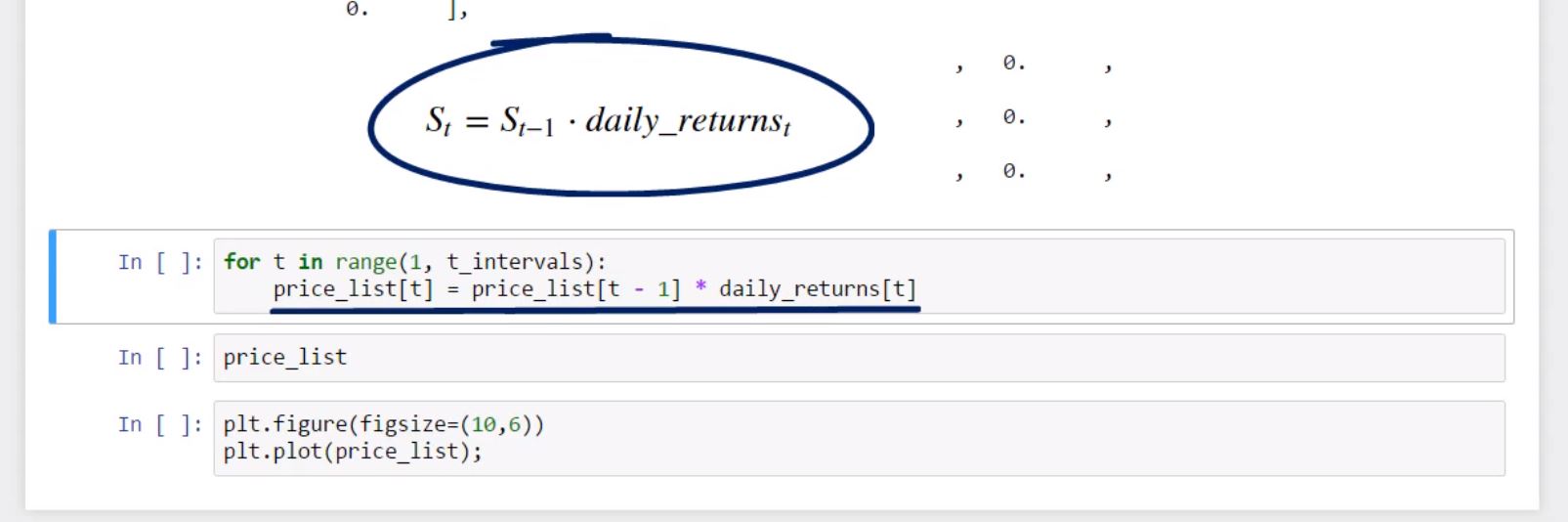 How to apply Monte Carlo simulation to forecast Stock prices using