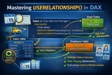Mastering USERELATIONSHIP() in DAX: A Deep, Practical, and Engaging