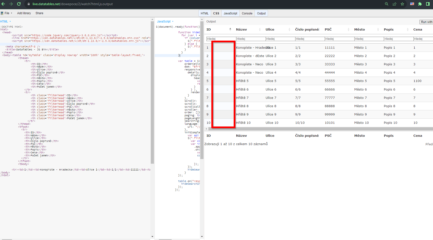 column width — DataTables forums