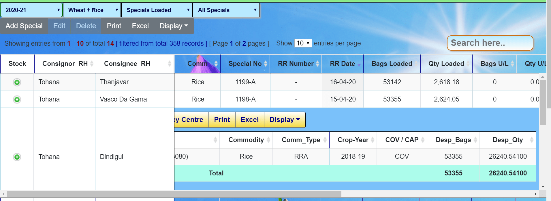 Datatables Multiple Child Rows Export child rows using pdfHtml5