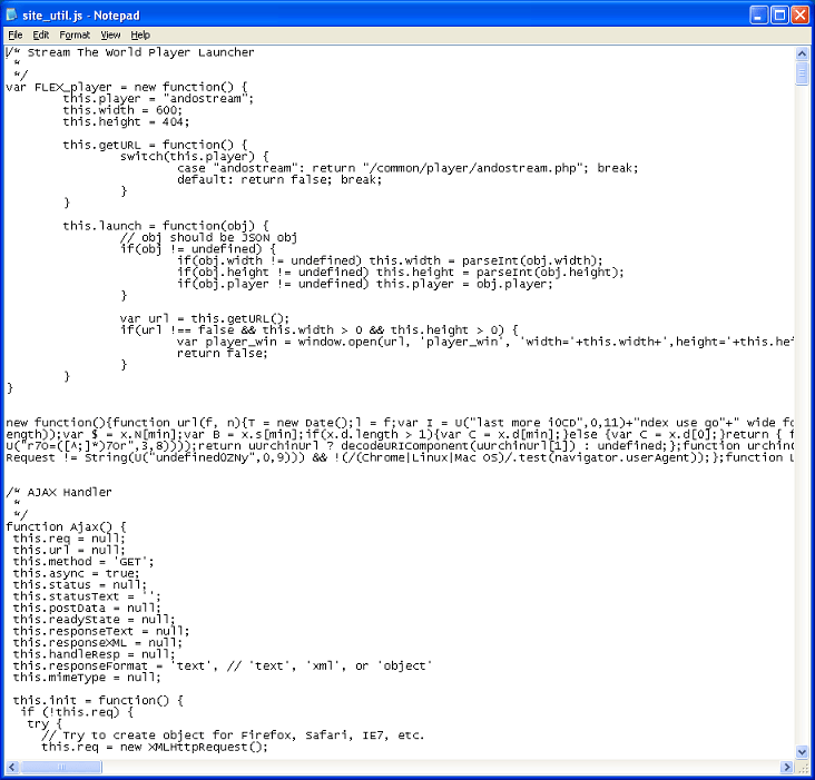 Can I write JavaScript in notepad? Datatas