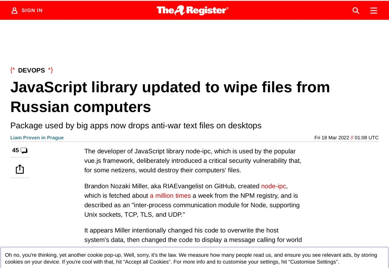 Does anyone still use JavaScript? Datatas