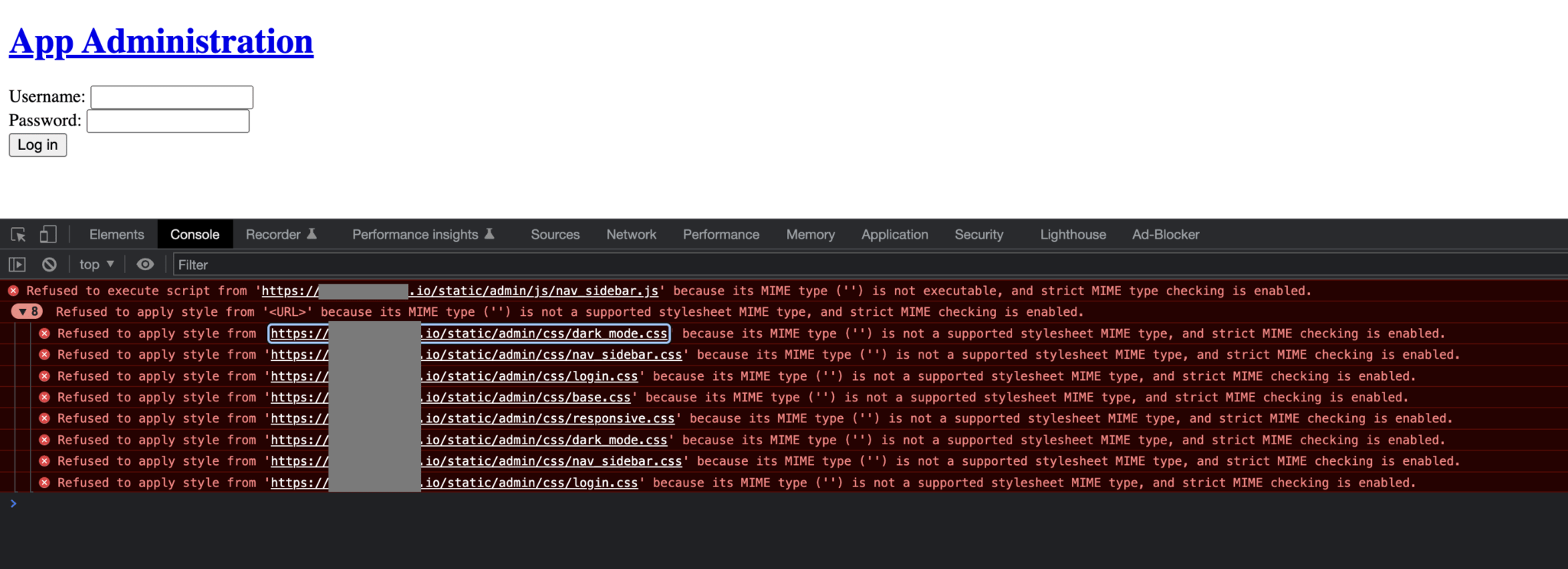 Why is my CSS style not working? Datatas