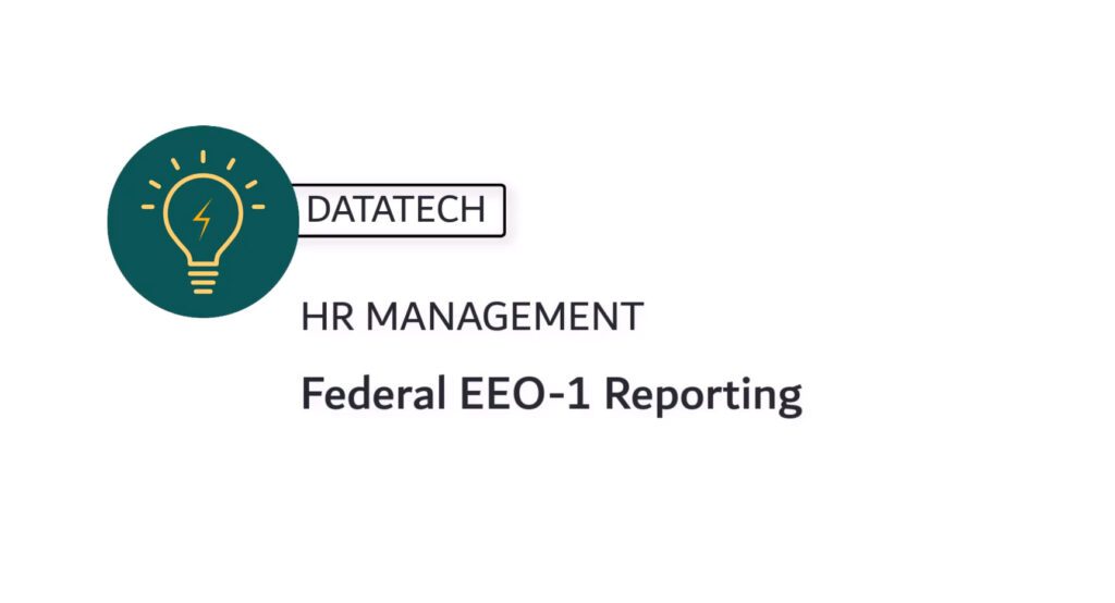 EEO1 Component 1 Update & Deadline Soon Datatech