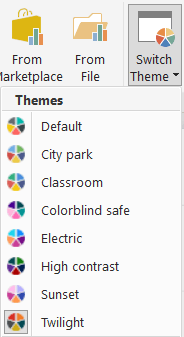 Data Color Reference for Power BI Themes