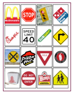 Shapes, Pictures And Colors: Environmental Print As A Teaching Tool | Michael Sandberg's Data Visualization Blog