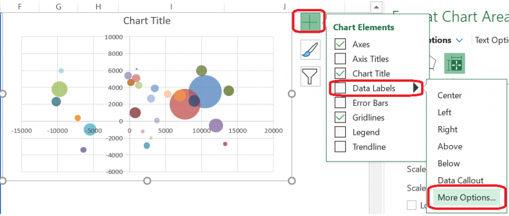 Bubble Chart: How to create it in excel