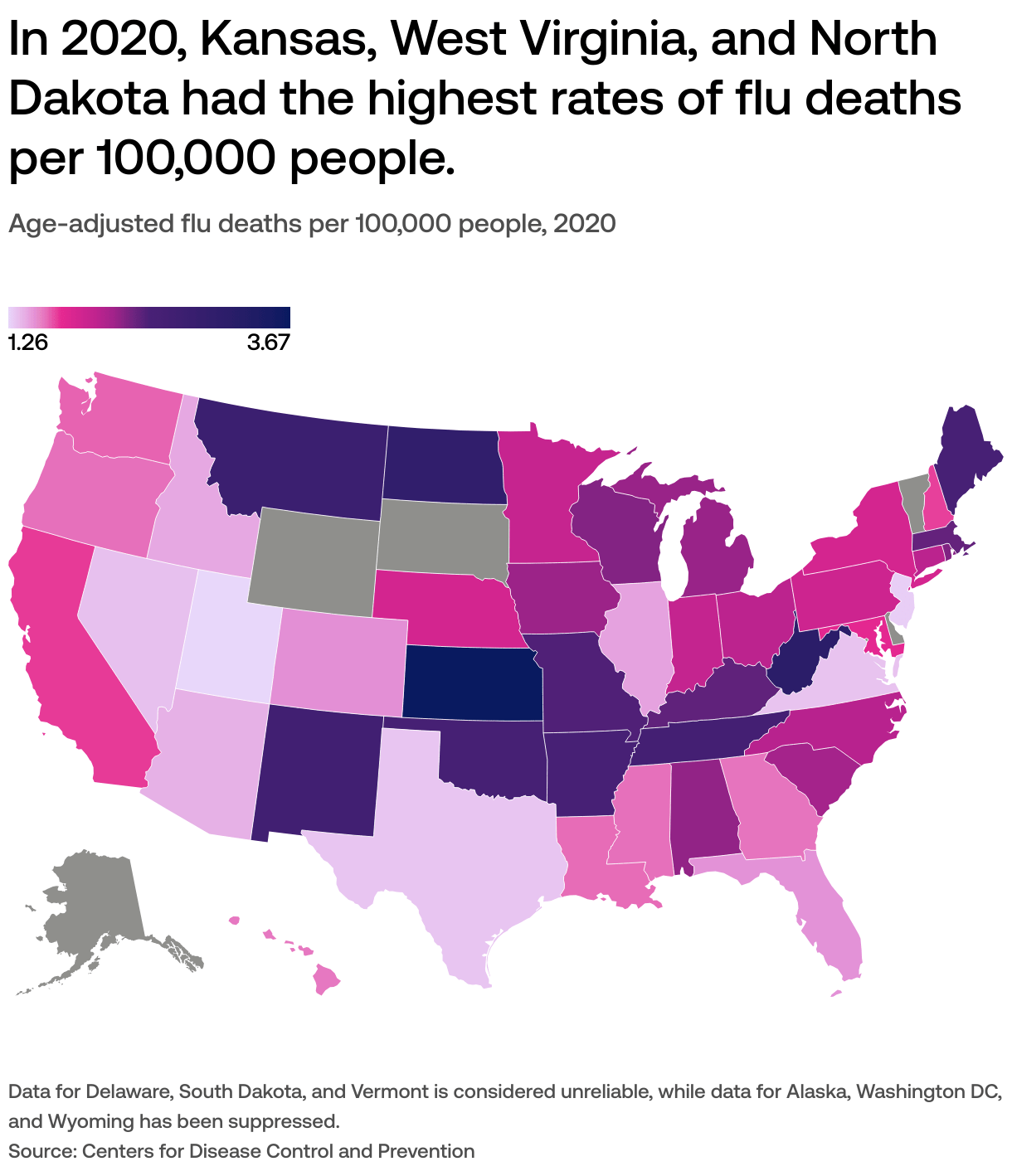 How many people get the flu?