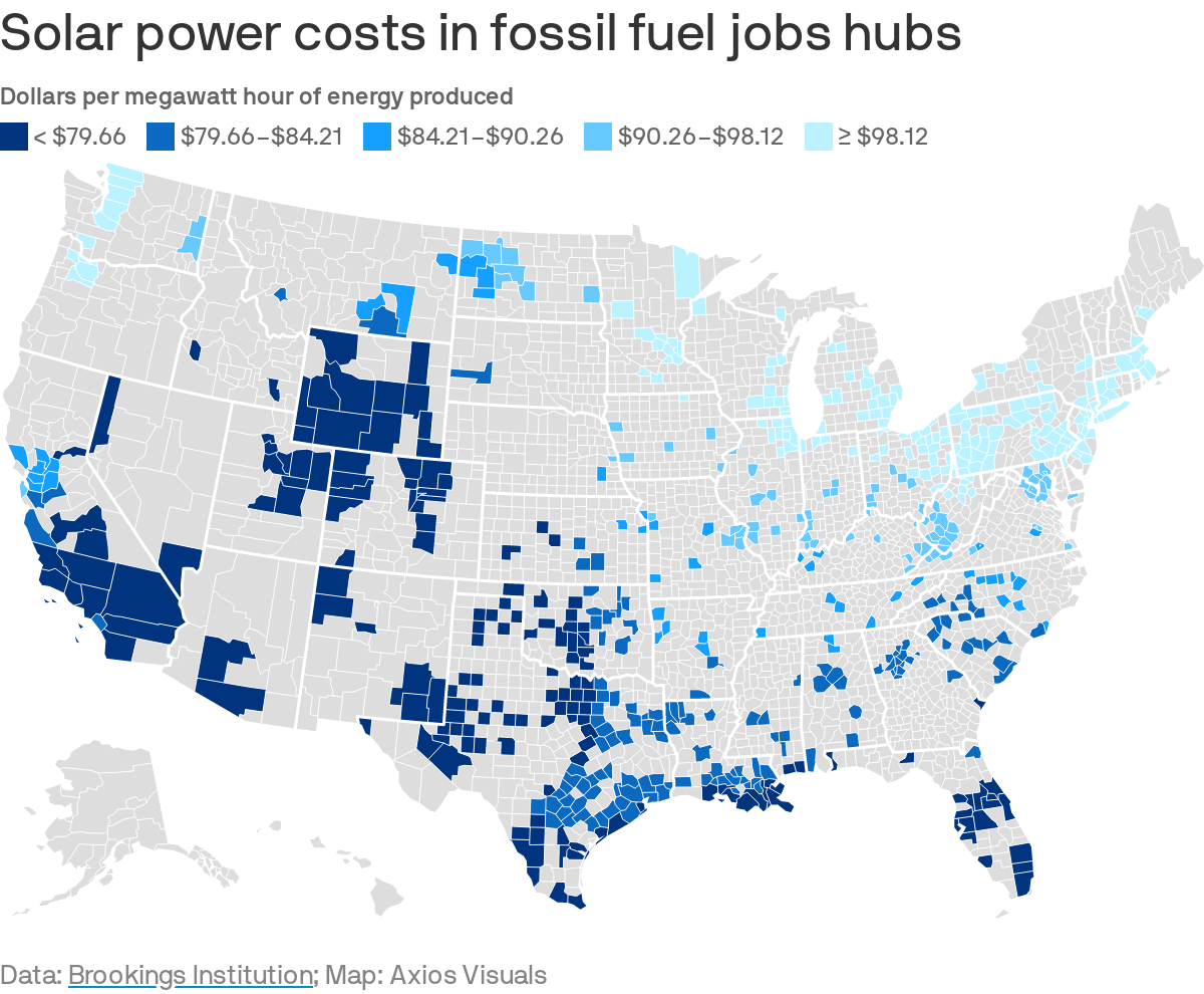 How Biden's cleanenergy jobs transition could work in fossil fuel hubs
