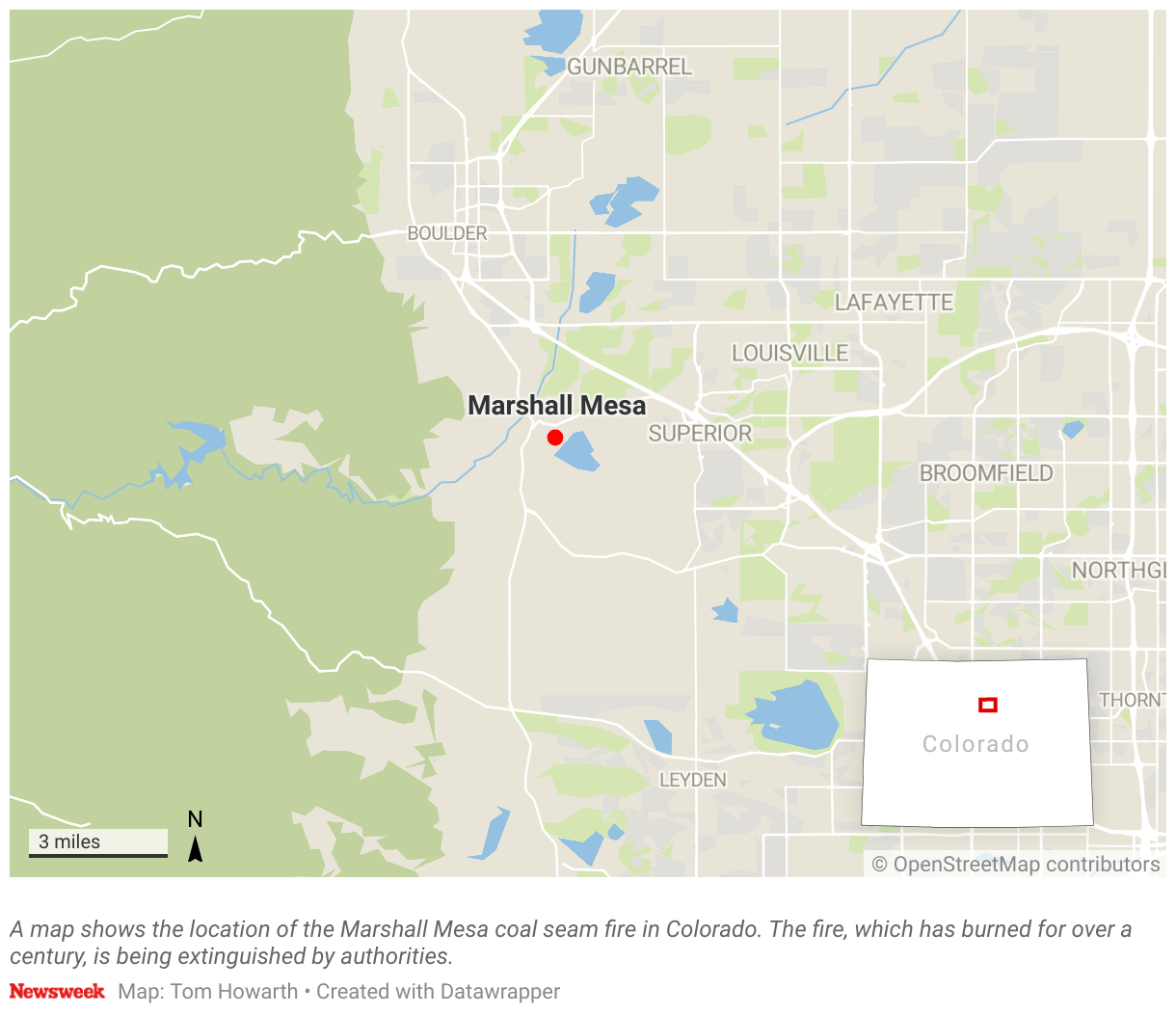 Colorado Has an Underground Fire That's Been Burning for Over 100 Years