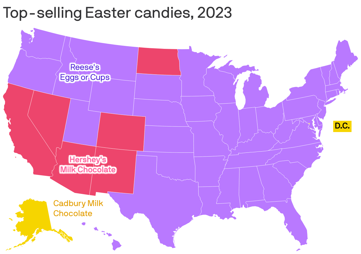 San Diego's topselling Easter candy Axios San Diego