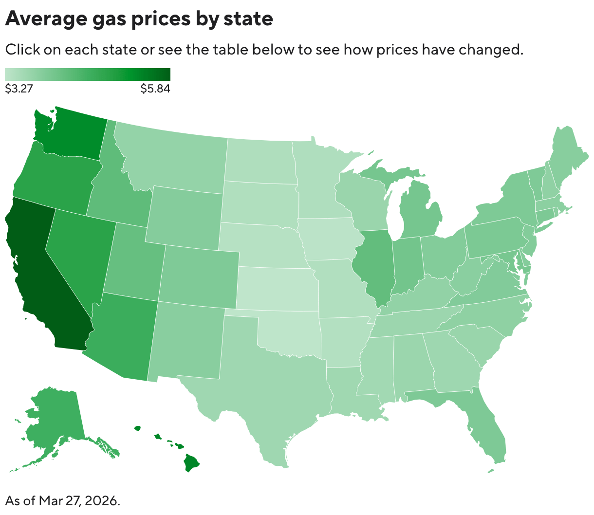 CBS News gas and oil price tracker shows how much energy costs are rising amid the Iran war