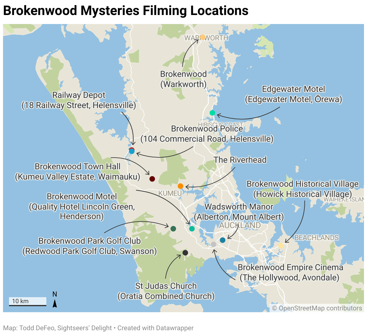 The long road to Warkworth Driving to Brokenwood Sightseers' Delight