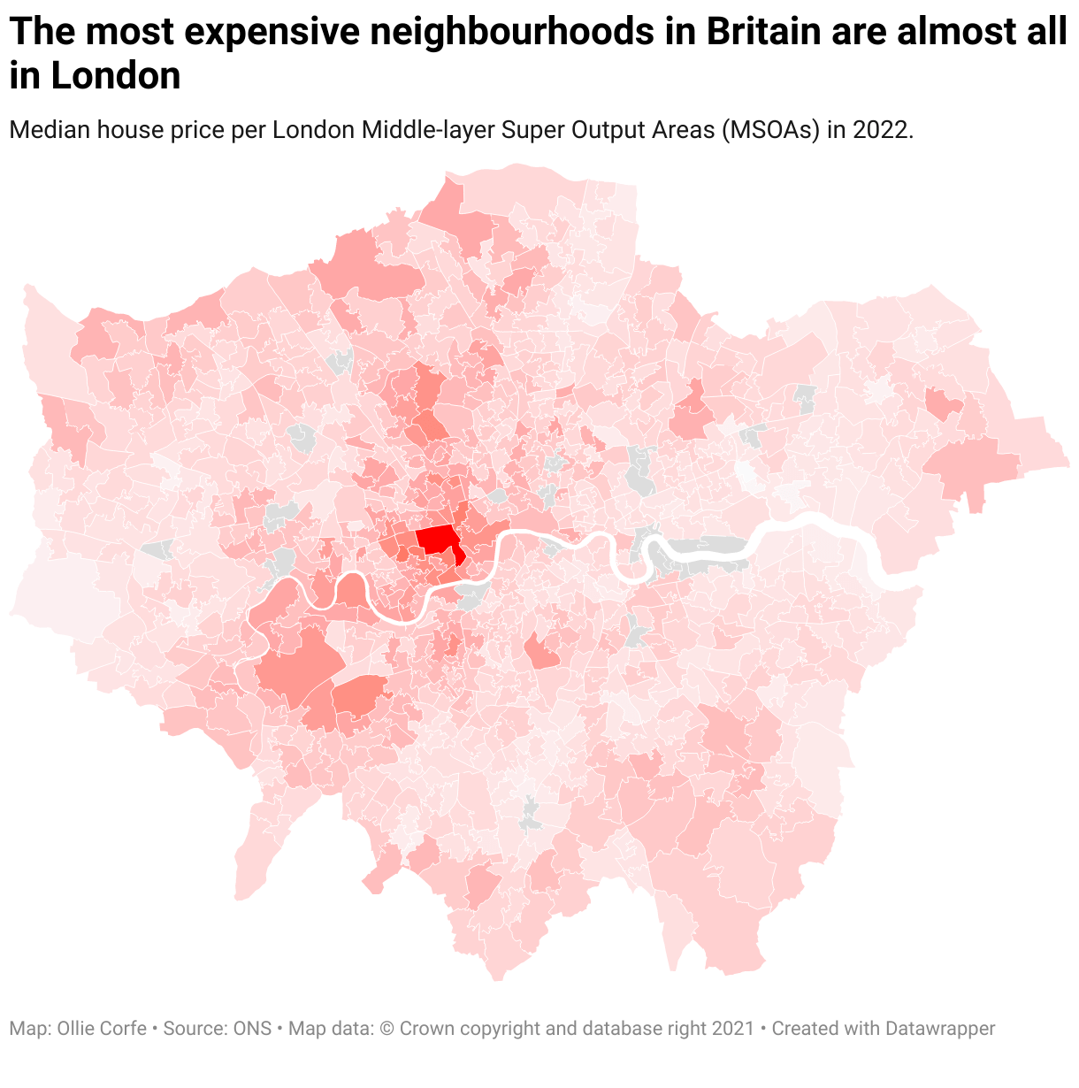 Most expensive neighbourhoods in Britain MAPPED UK News Express