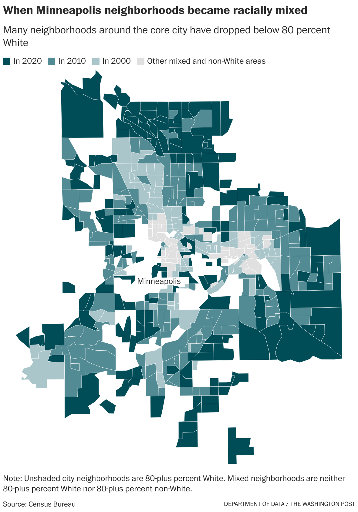 Most Americans now live in mixedrace neighborhoods, census data shows The Washington Post