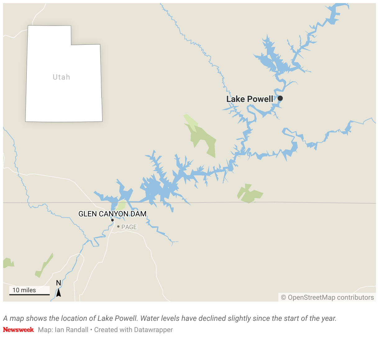 How Lake Powell Water Levels Have Changed So Far This Year Newsweek