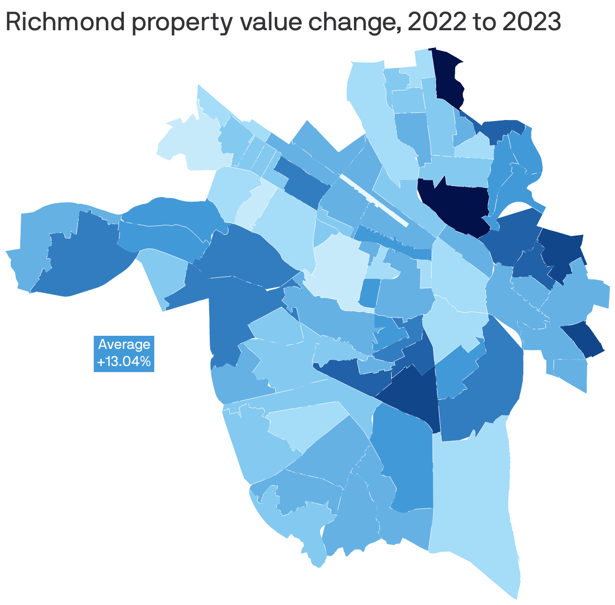 Where Richmond property values went up most Axios Richmond