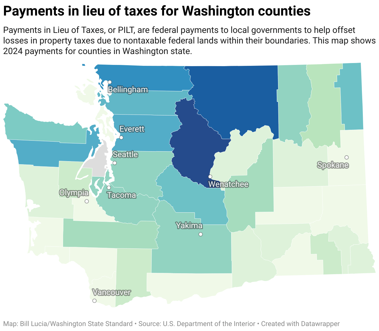 WA counties to receive nearly 30M in payments for taxexempt federal