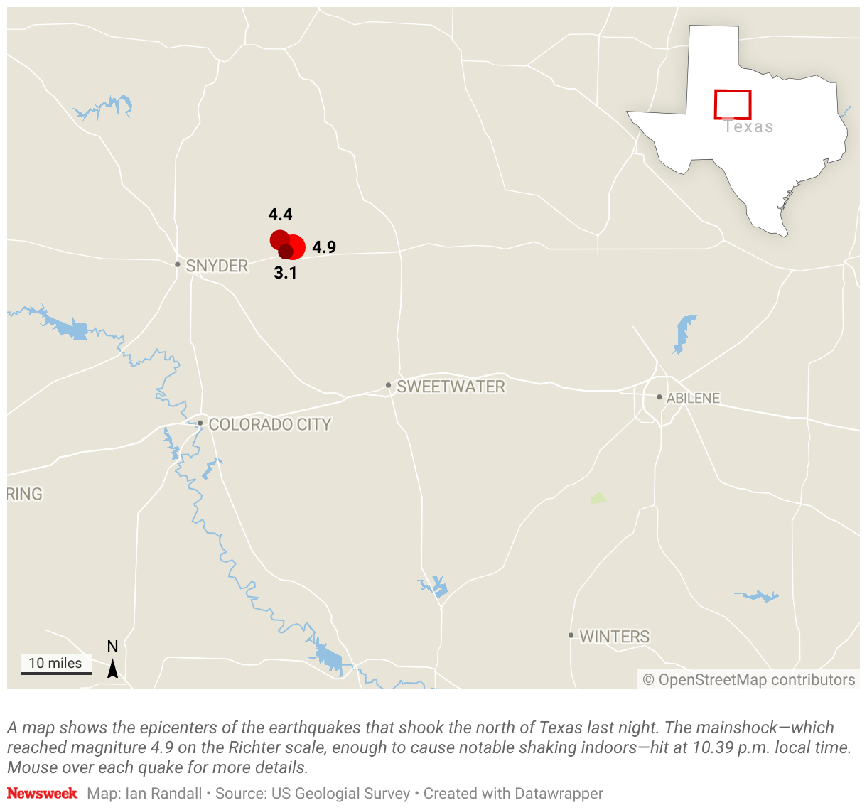 Texas Earthquake 4.9 Tremor Felt Across Abilene Newsweek