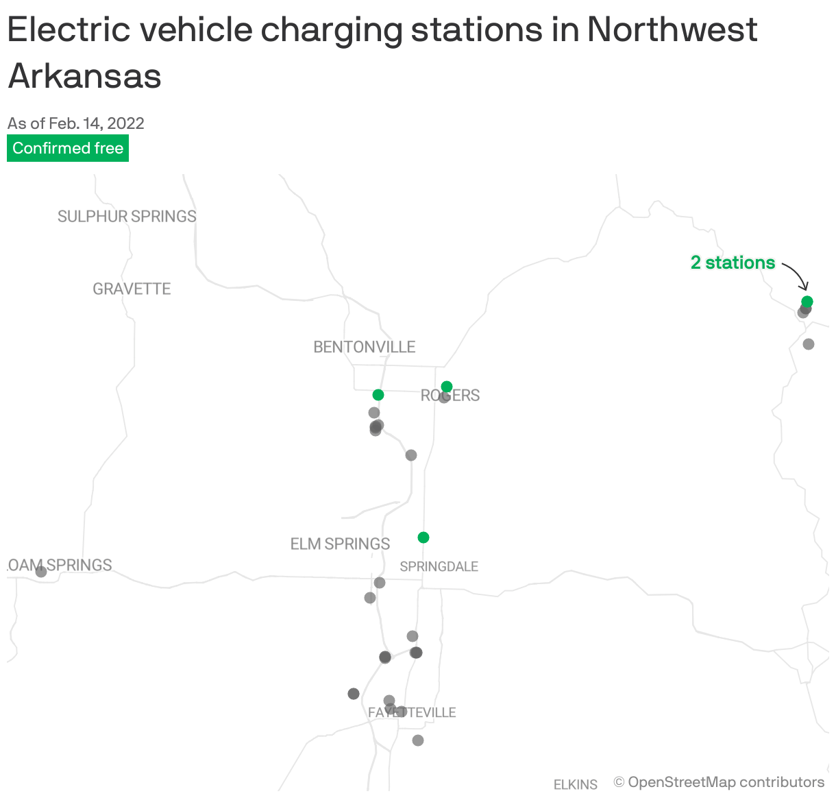 Arkansas' electric vehicle charging network in planning stages Axios