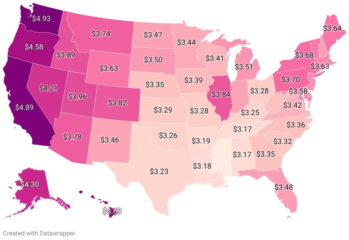 Gas Price By State 2024