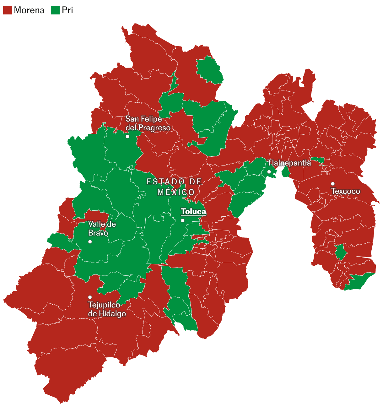 Elecciones México 2023 Así votó cada municipio en las elecciones del
