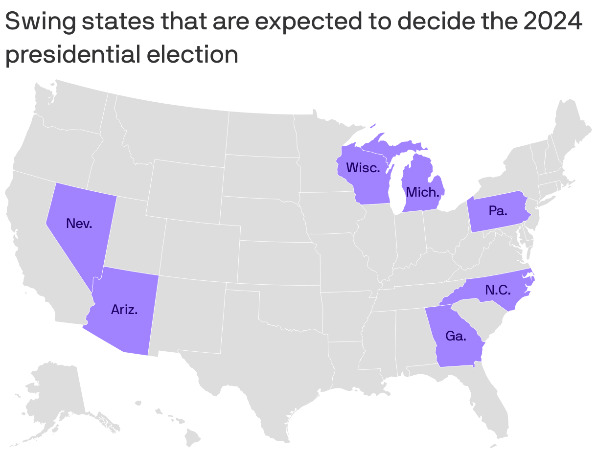Biden vs. Trump 6 of Americans in these states will decide who wins