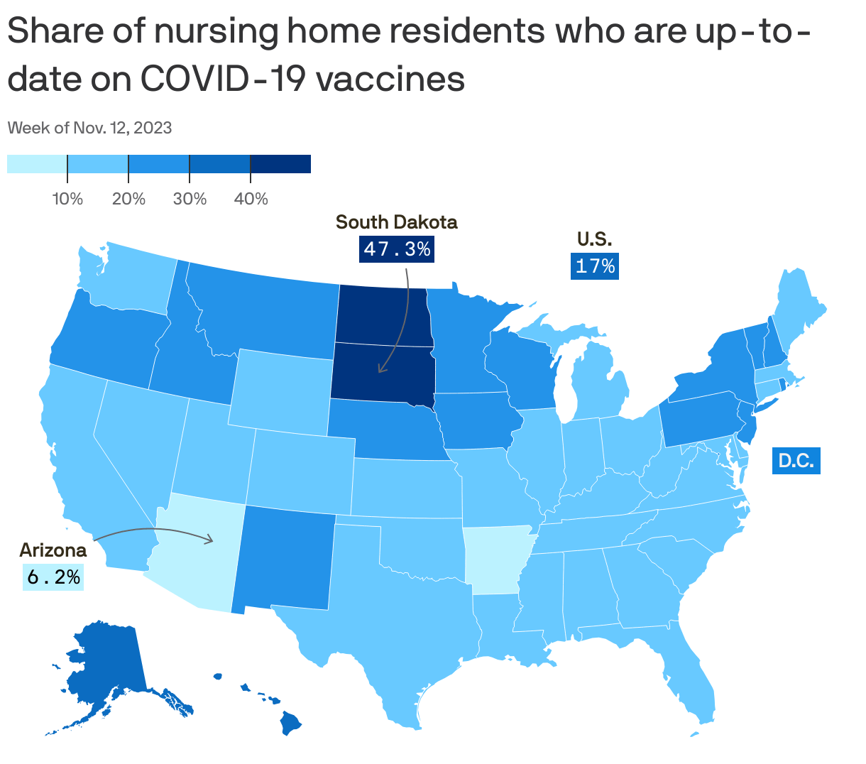 Nursing home vaccination rates are low as COVID cases rise