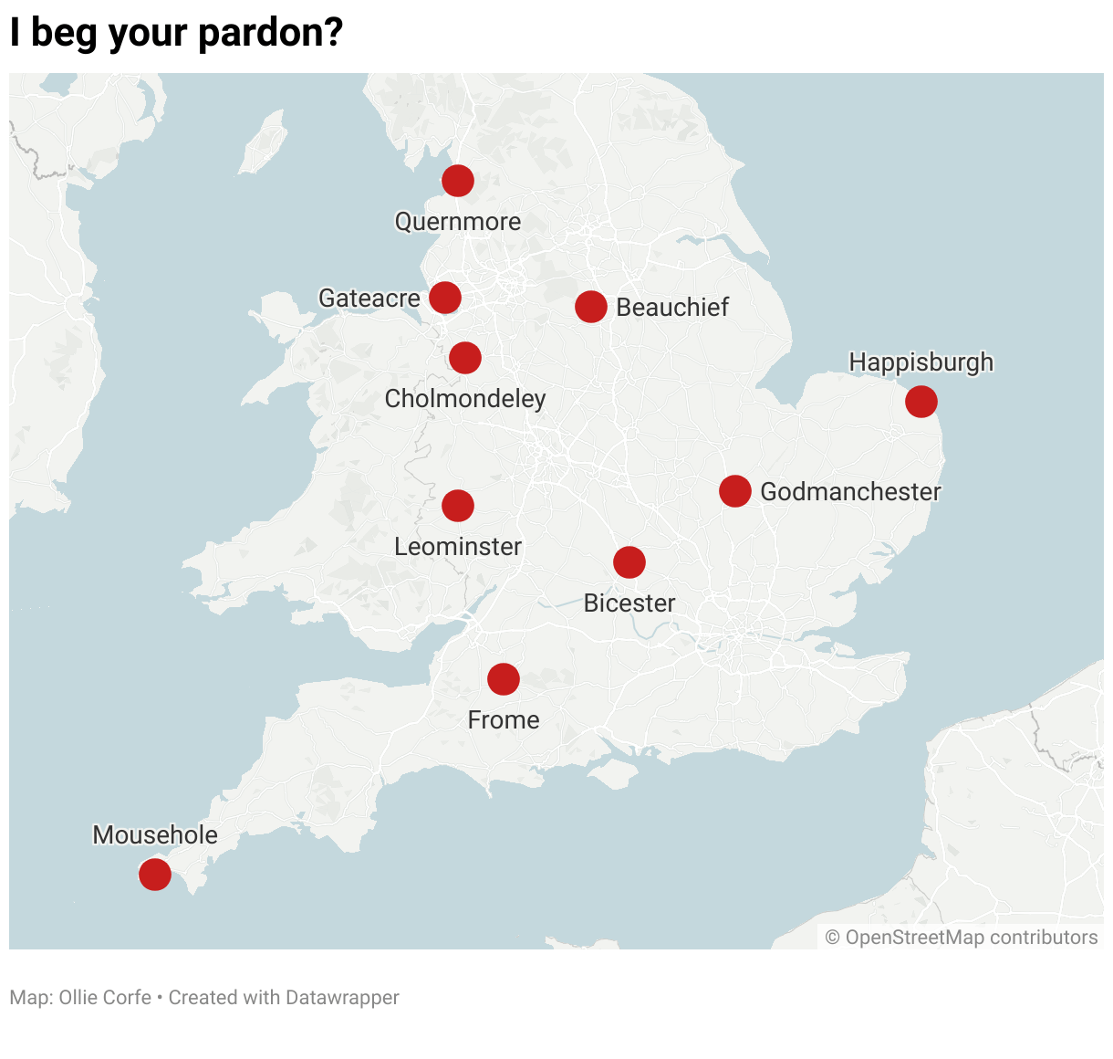 10 English town names tourists always mispronounce MAPPED UK News