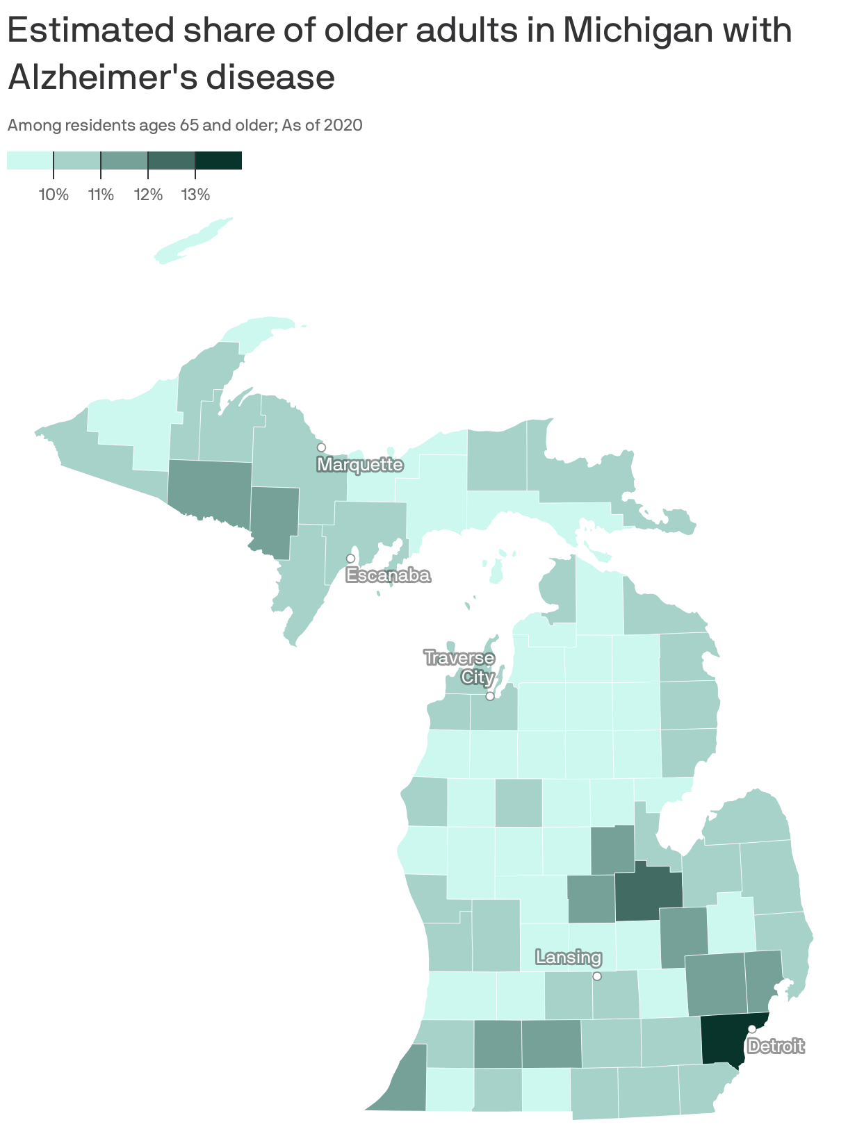Alzheimer's prevalence in Michigan Axios Detroit