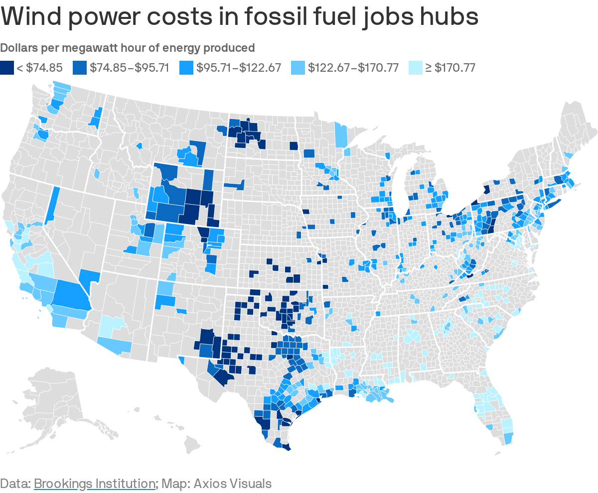 How Biden's cleanenergy jobs transition could work in fossil fuel hubs