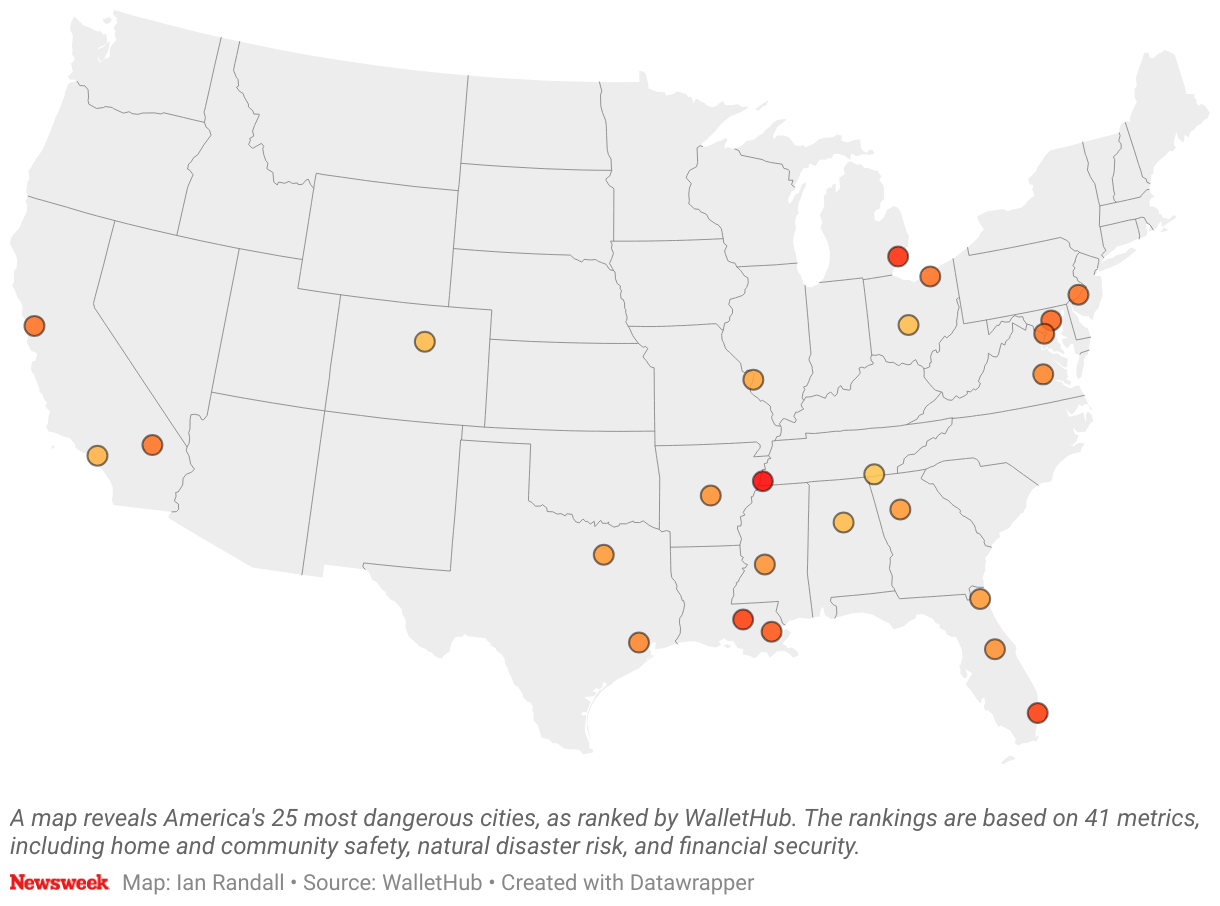 25 Of The Most Dangerous Cities In America forHairstyles Your Style