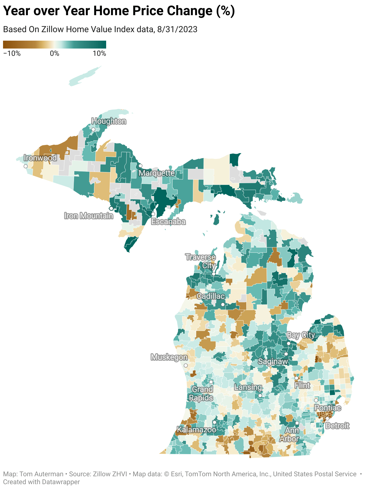 Datawrapper Visualizations Tom Auterman Metro Detroit Real Estate