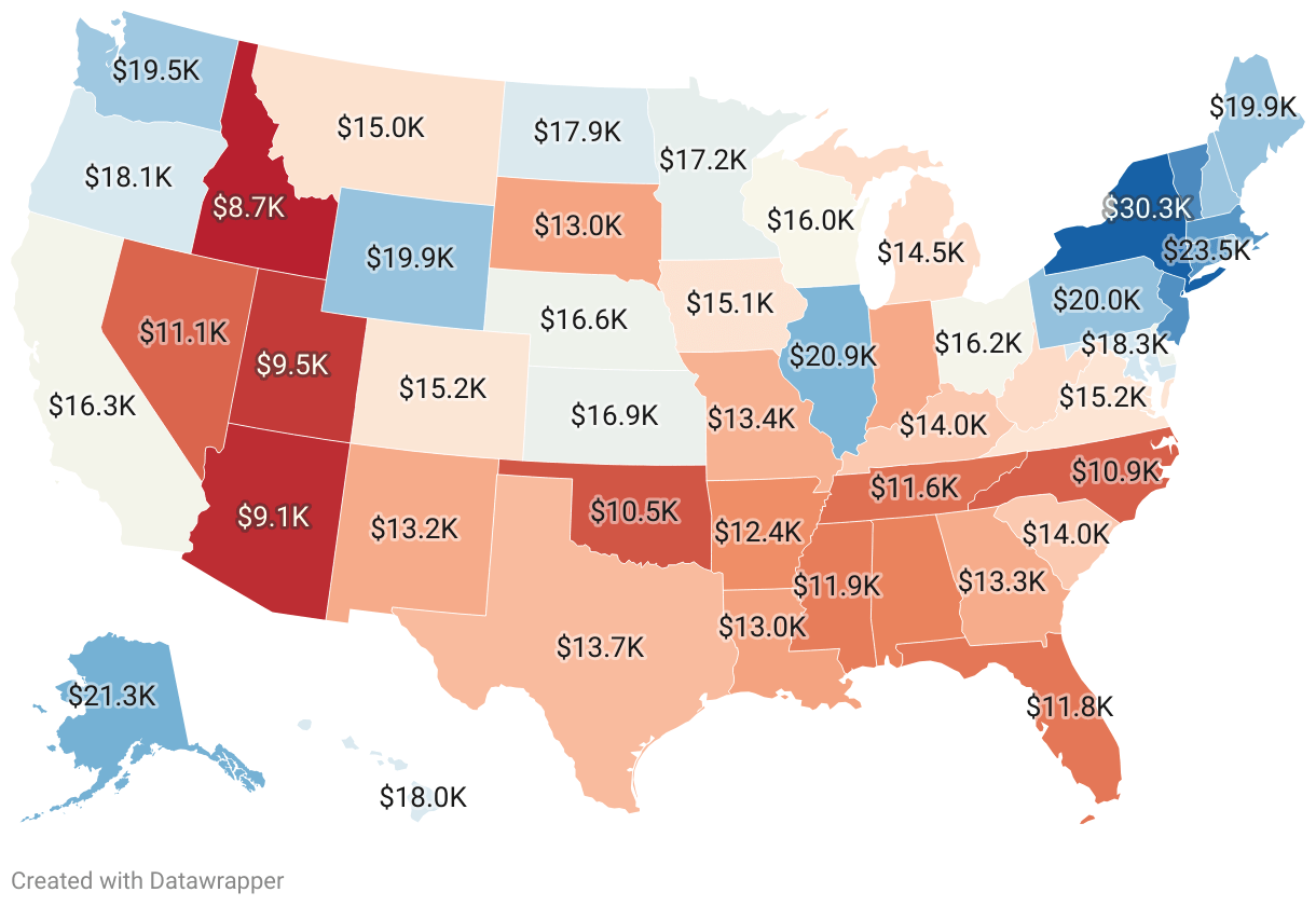 Per Pupil Spending By State 2024