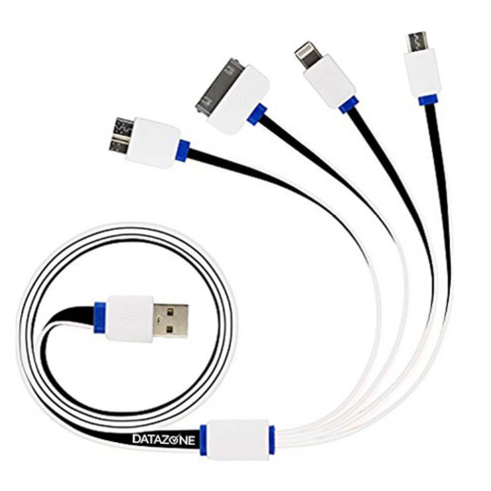 4 IN 1 Flat USB Charging Cable