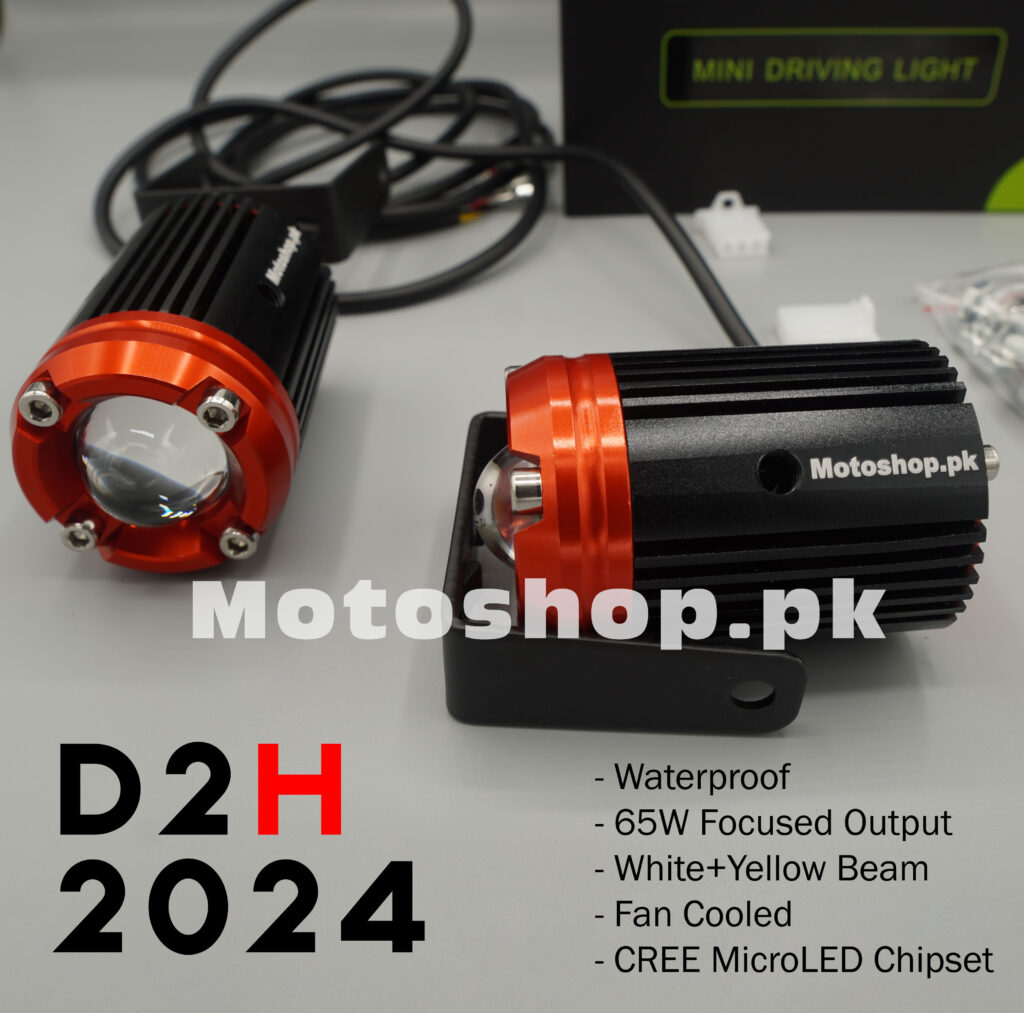 MOTORFANS D2H ORIGINAL WATERPROOF Motorcycle Auxiliary Lights with Fog