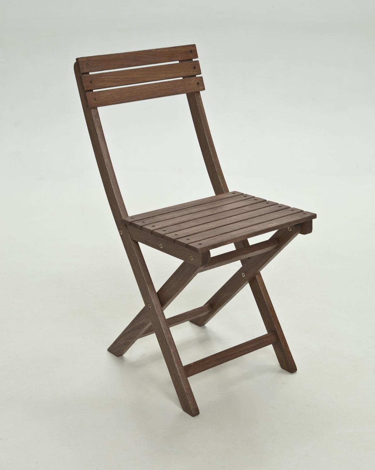 Square Folding Table and Armless Chairs