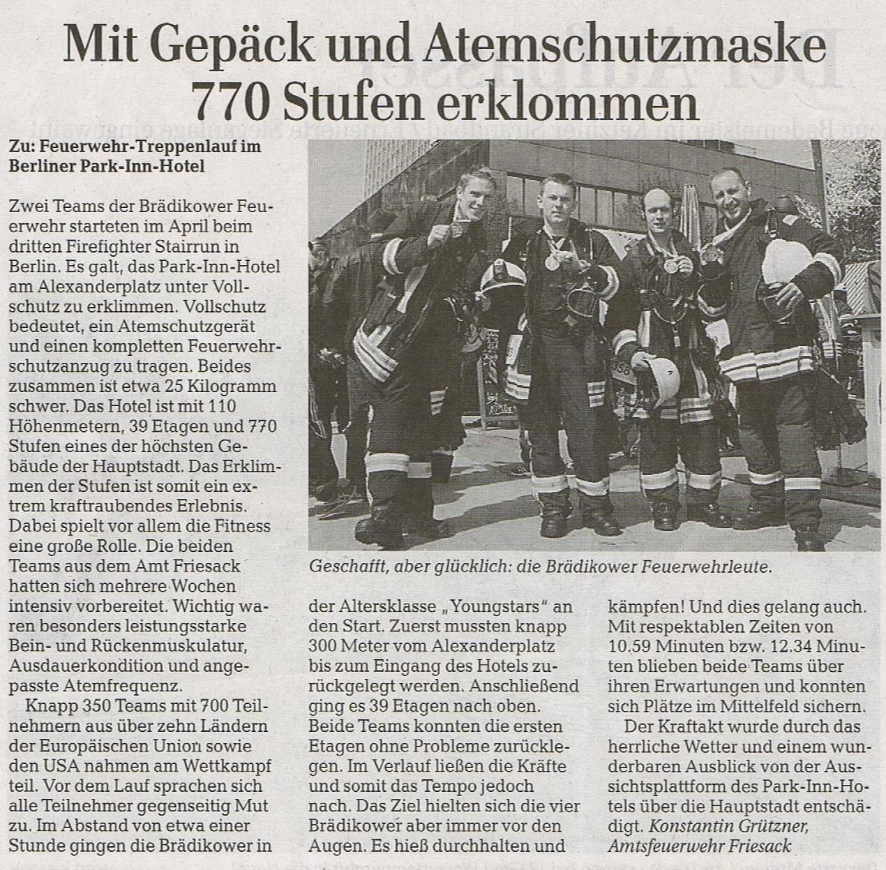 Freiwillige Feuerwehr Amt Friesack