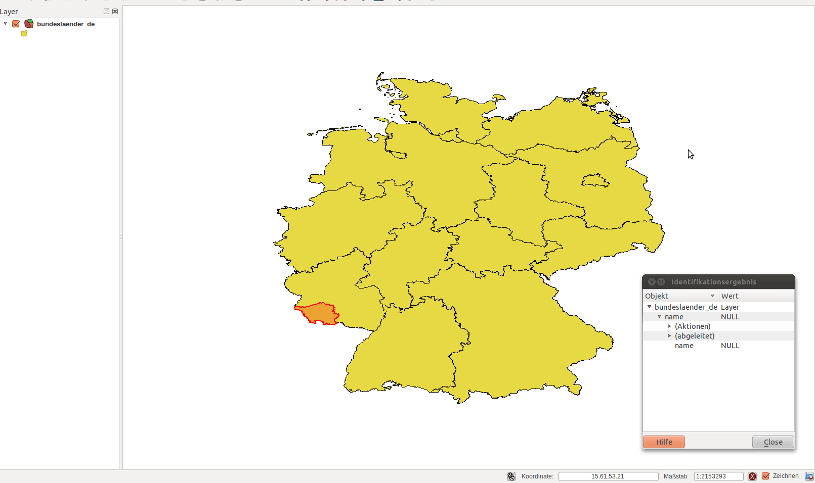 Qgis Deutschlandkarte Shapefile Bundesländer Deutschland Datendieter.de