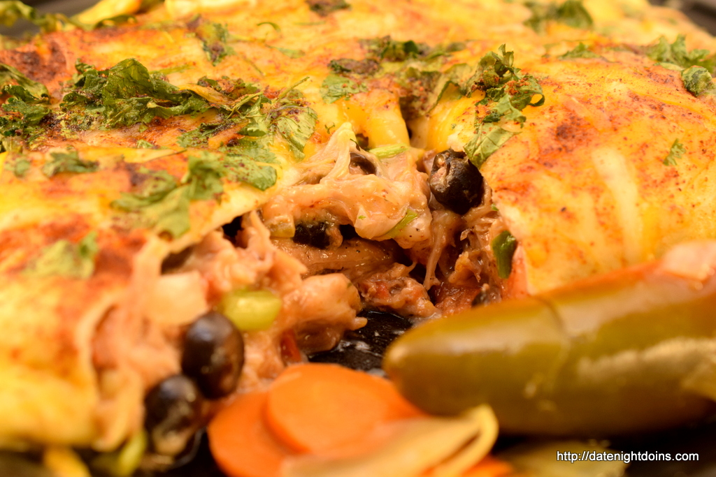 Smokey Pulled Pork Enchiladas Date Night Doins