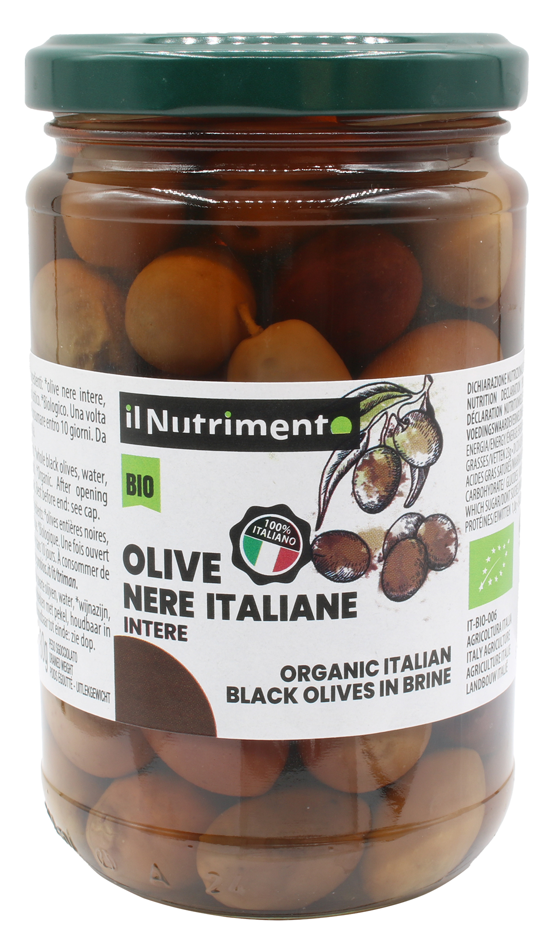 OLIVE NERE IN SALAMOIA Il Nutrimento