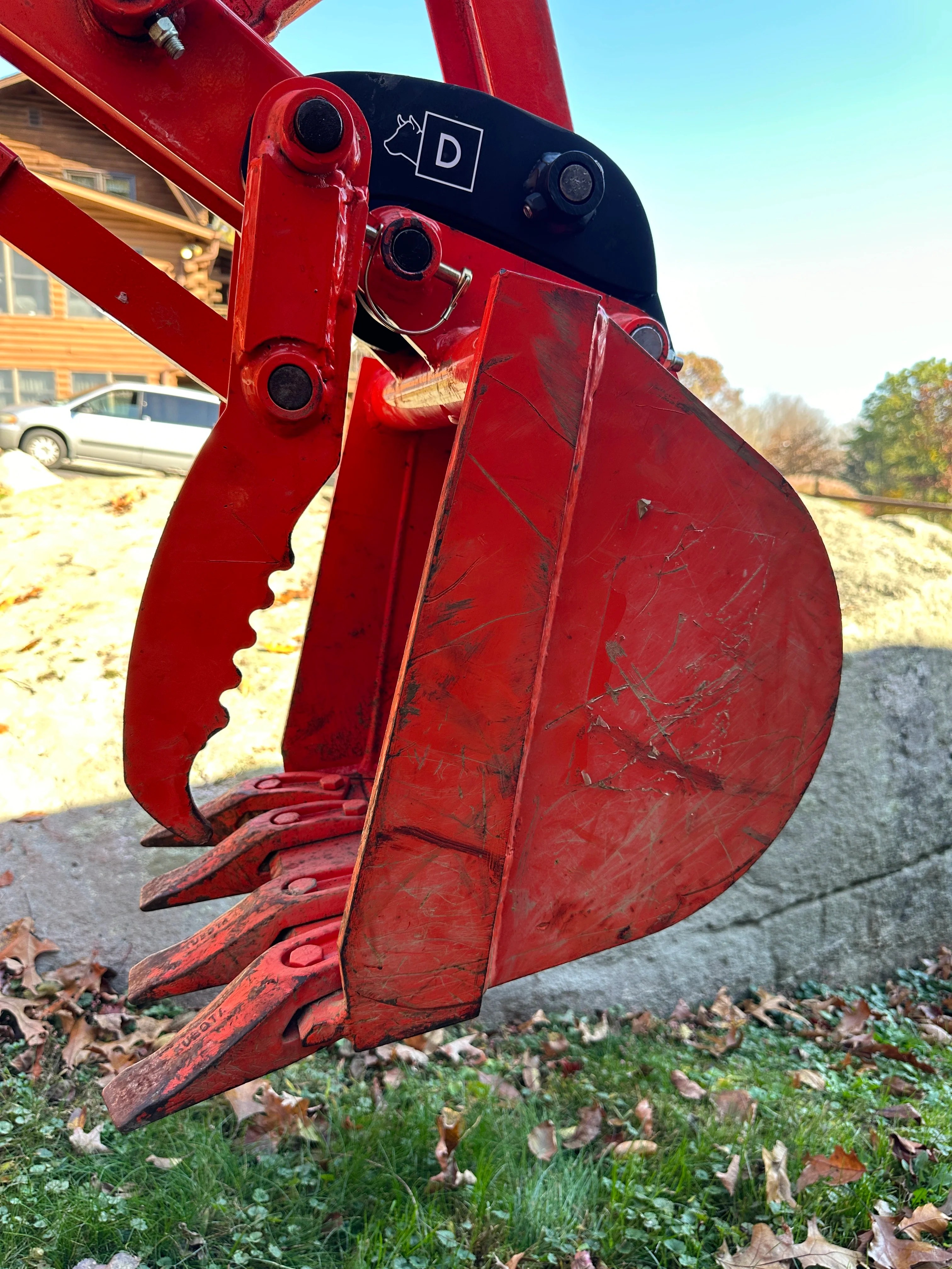 Kubota Quick Attach Backhoe Implement Connector D Attachments
