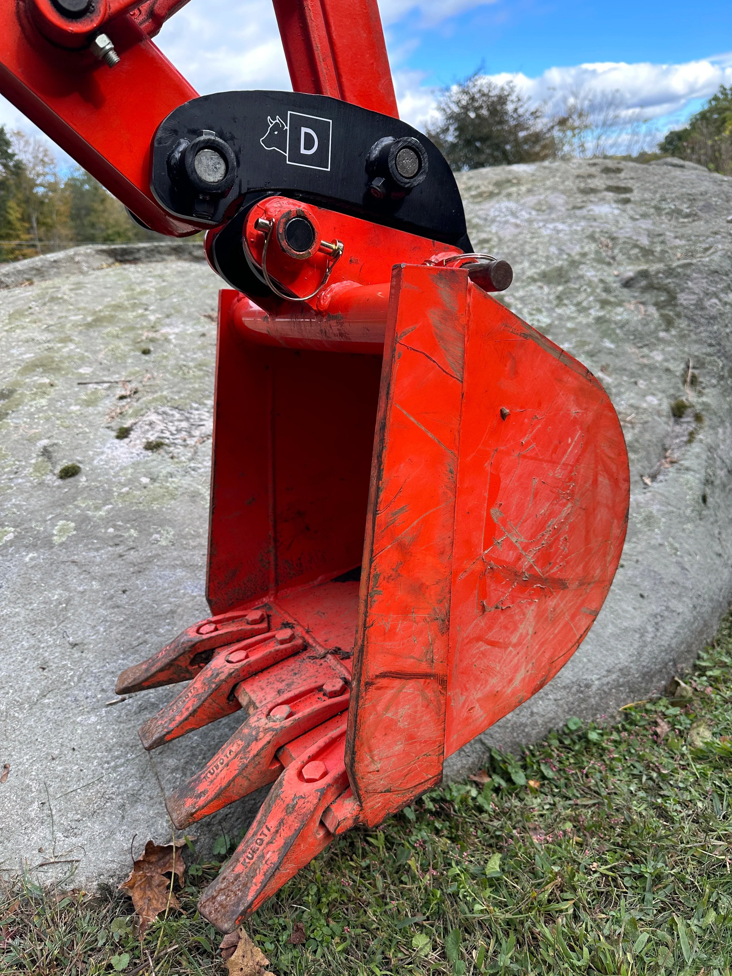 Kubota Quick Attach Backhoe Implement Connector D Attachments