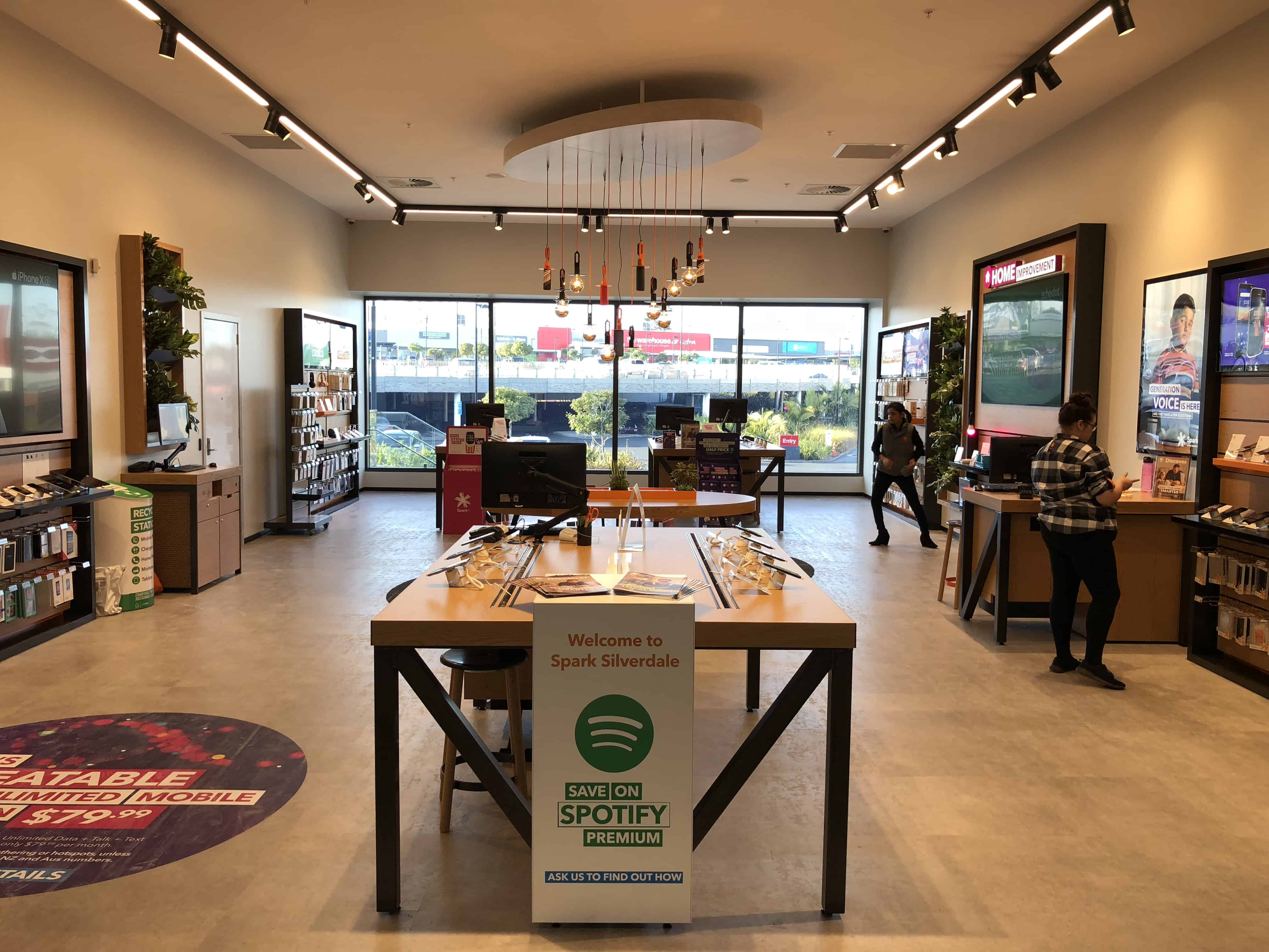 Spark Silverdale store fitout Datum Projects