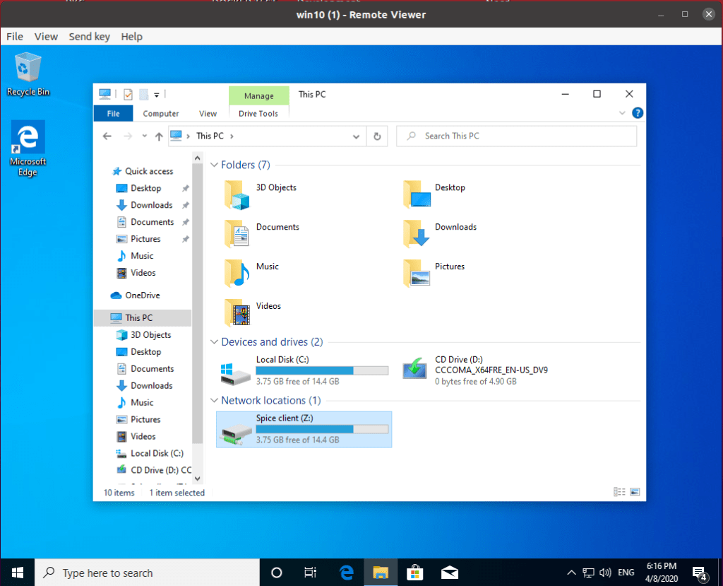 How to Enable clipboard and folder sharing in Qemu/KVM on Windows Guest