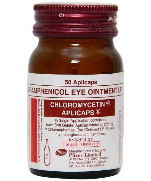 CHLOROMYCETIN APLICAP 50 eye ointment Davai24