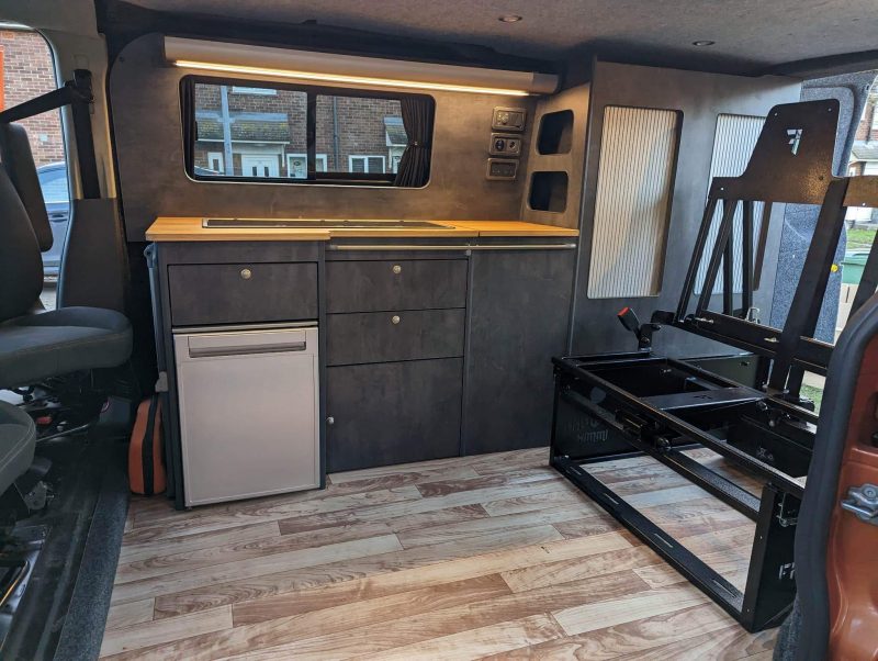 Transit Custom SWB Campervan Kitchen Units Davanco Designs