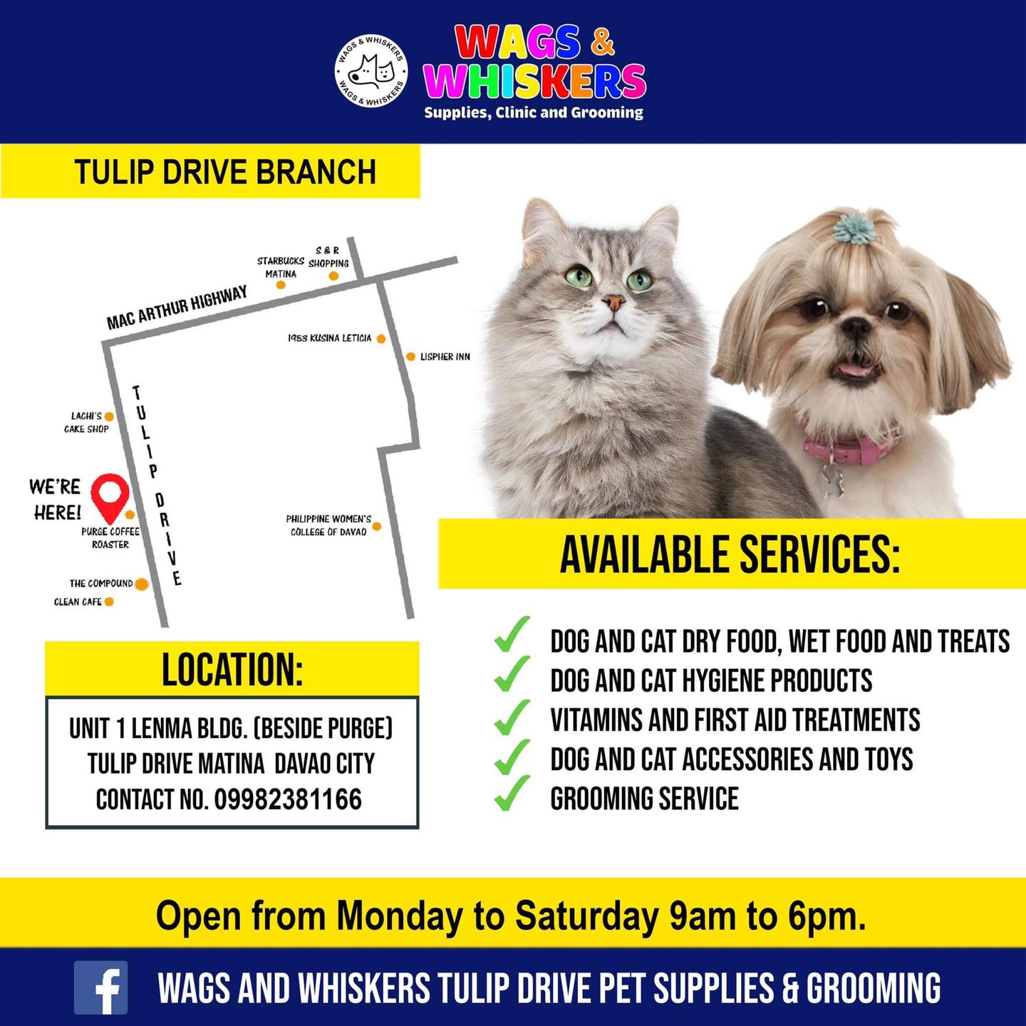 Wags and Whiskers Tulip Drive Pet Supplies & Grooming 2 Davao Portal